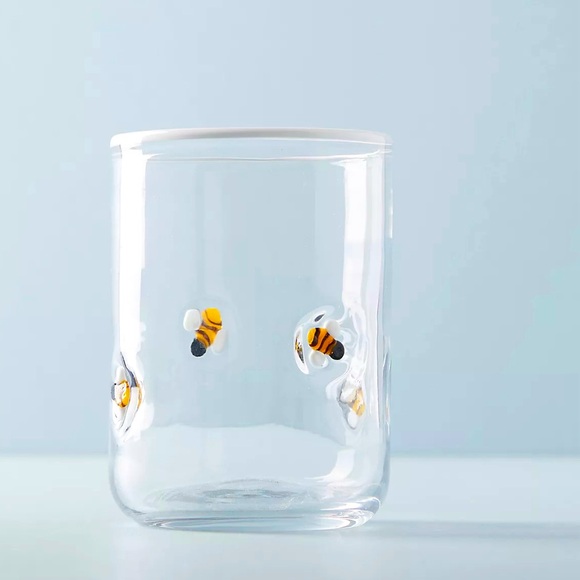 Anthropologie Set of 4 Lola Bee Icon Juice Glasses NWT - Picture 2 of 14